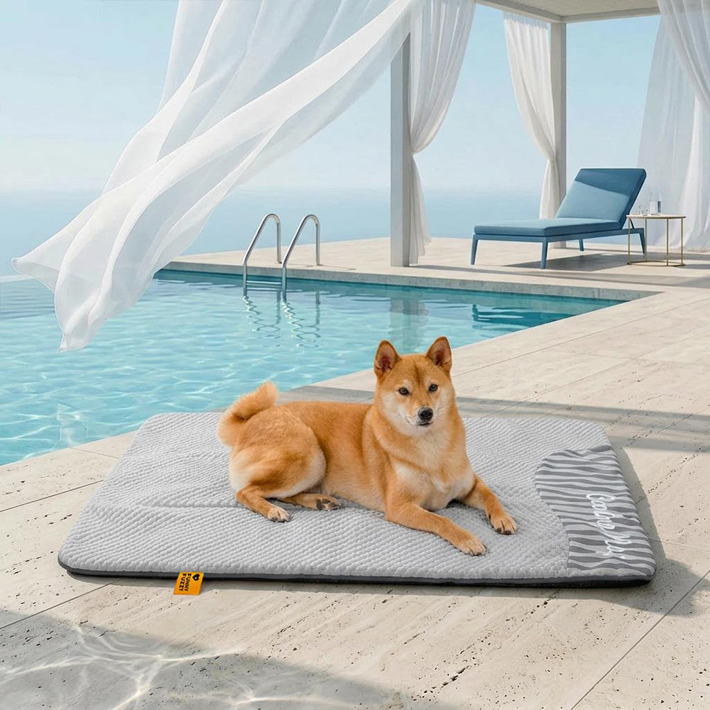 Large Washable Cooling Non-slip Dog Mat - Cooling Nap