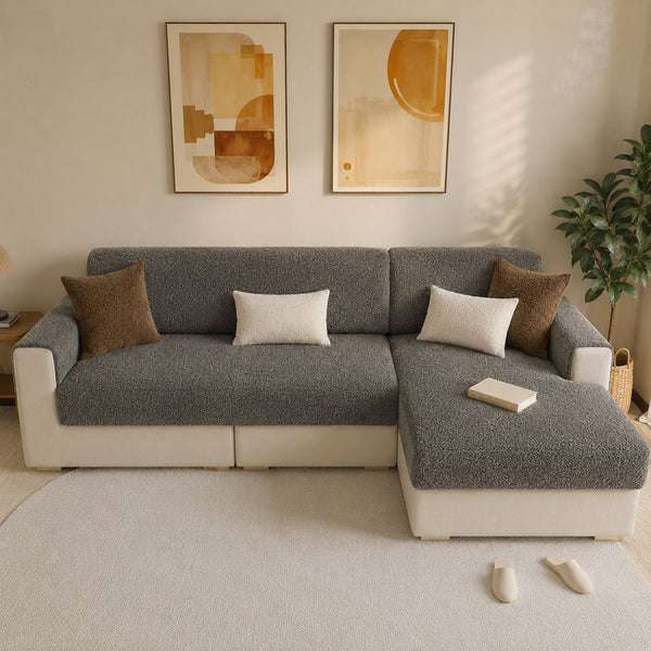 All-Season Breathable Chenille Scratch-Resistant Sofa Protection Corner Couch Cover