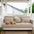 Solid Colour Chenille Anti-scratch Herringbone Outdoor Garden Sofa Cover