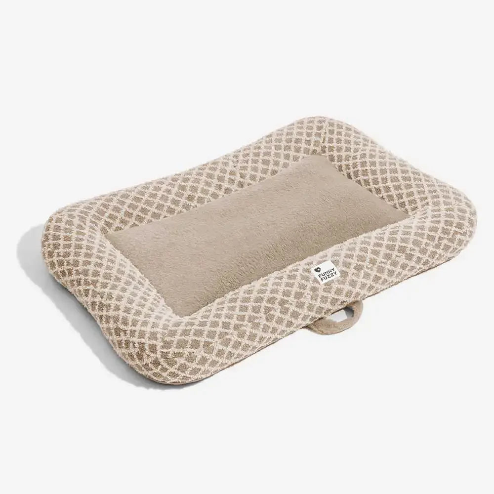 Diamond Plaid Dual-Sided Multi-Use Plush Pet Mat - ComfyEase