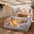 Full Support Washable Garden Outdoor Dog Bed - Square Bread