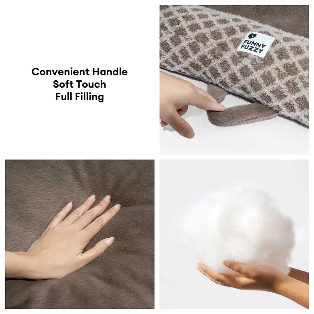 Diamond Plaid Dual-Sided Multi-Use Plush Pet Mat - ComfyEase