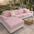 Honeycomb Pattern Water-resistant Stretch Full-Cover Magic Outdoor Garden Sofa Cover