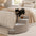 Luxe Water-repellent Faux Leather Removable Spiral Pet Stairs - Pet-Friendly Bedroom
