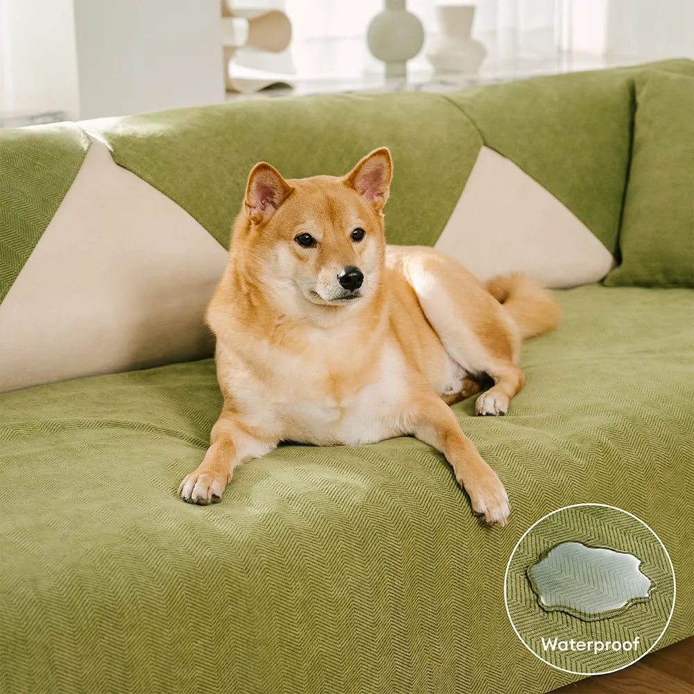 Waterproof All-season Stain-resistant Durable Sofa Cover - Retro