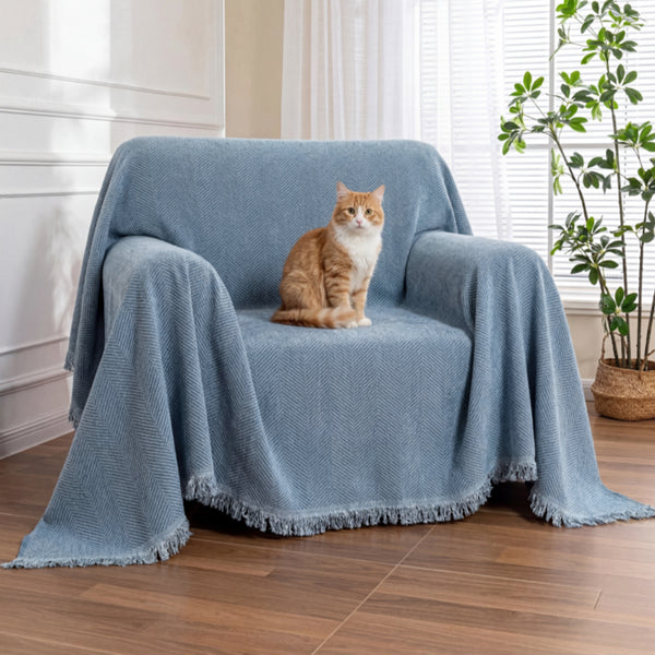 BohrenCL Funny Fuzzy Uk Sofa Cover, Soft Chenille Sofa Protector, Non BohrenCL Funny Fuzzy Uk Sofa Cover, Soft Chenille Sofa Protector, Non