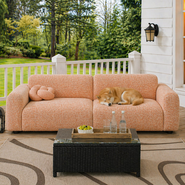 Elegant Chenille All-Seasons Anti-Scratch Full Wrap Stretch Outdoor Garden Sofa Cover