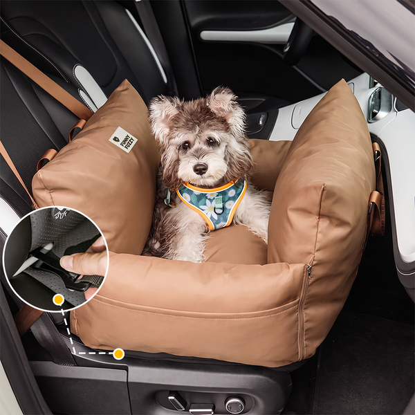 ISOFIX Dog Car Seat Bed with ISOFIX System - First Class