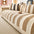 Vintage Striped Chenille Non-Slip Sofa Cover