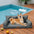 Luxe Faux Leather Foldable Orthopedic Outdoor Large Dog Bed