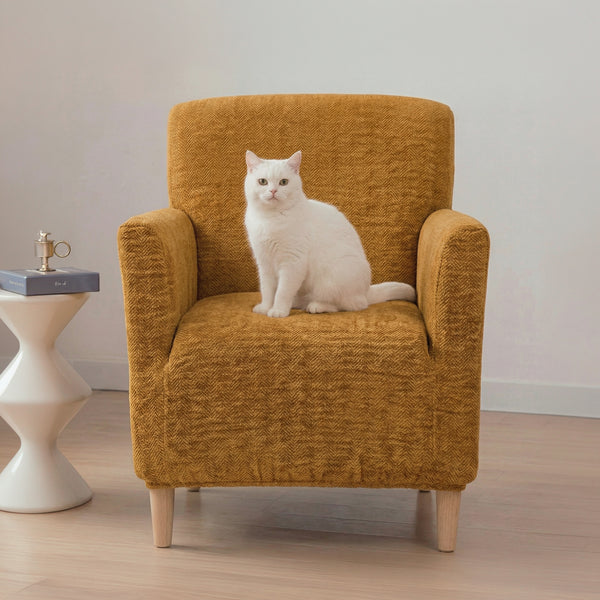 Herringbone Full Coverage Scratch-Resistant Armchair Cover Sofa Protection Sofa Cover