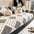 Thick Waffle-Textured Plush Non-Slip Sofa Cover