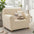 Elegant Herringbone Cream Aesthetic Stretch Sofa Cover Armchair Cover