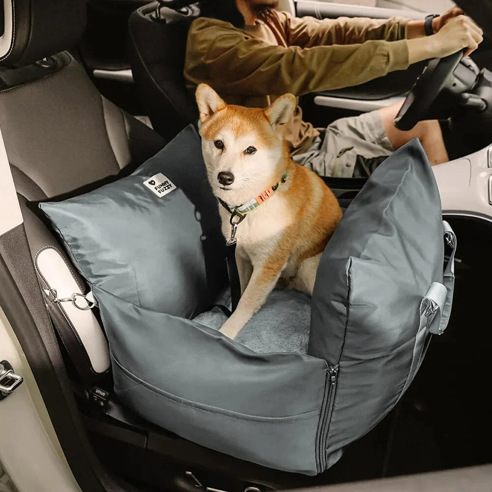 Waterproof ISOFIX Dog Car Seat Bed - First Class