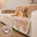 Waterproof Plush Velvet Contrast Wavy Edge Sofa Cover