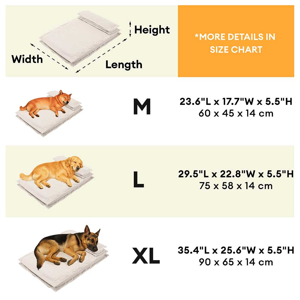 Anti-Anxiety with Sponge Support Deep Sleeping Dog Bed
