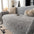 Bowknot Jacquard Plush Multifunctional Sofa Blanket Sofa Cover Sofa Throws