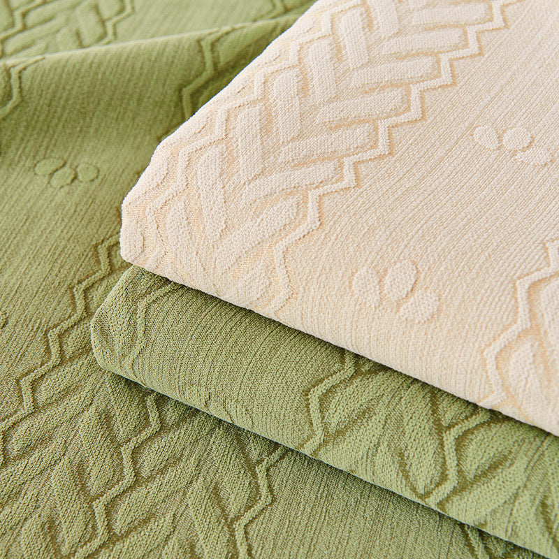 Chenille Wheat Ear Printed Breathable Non-slip Sofa Cover