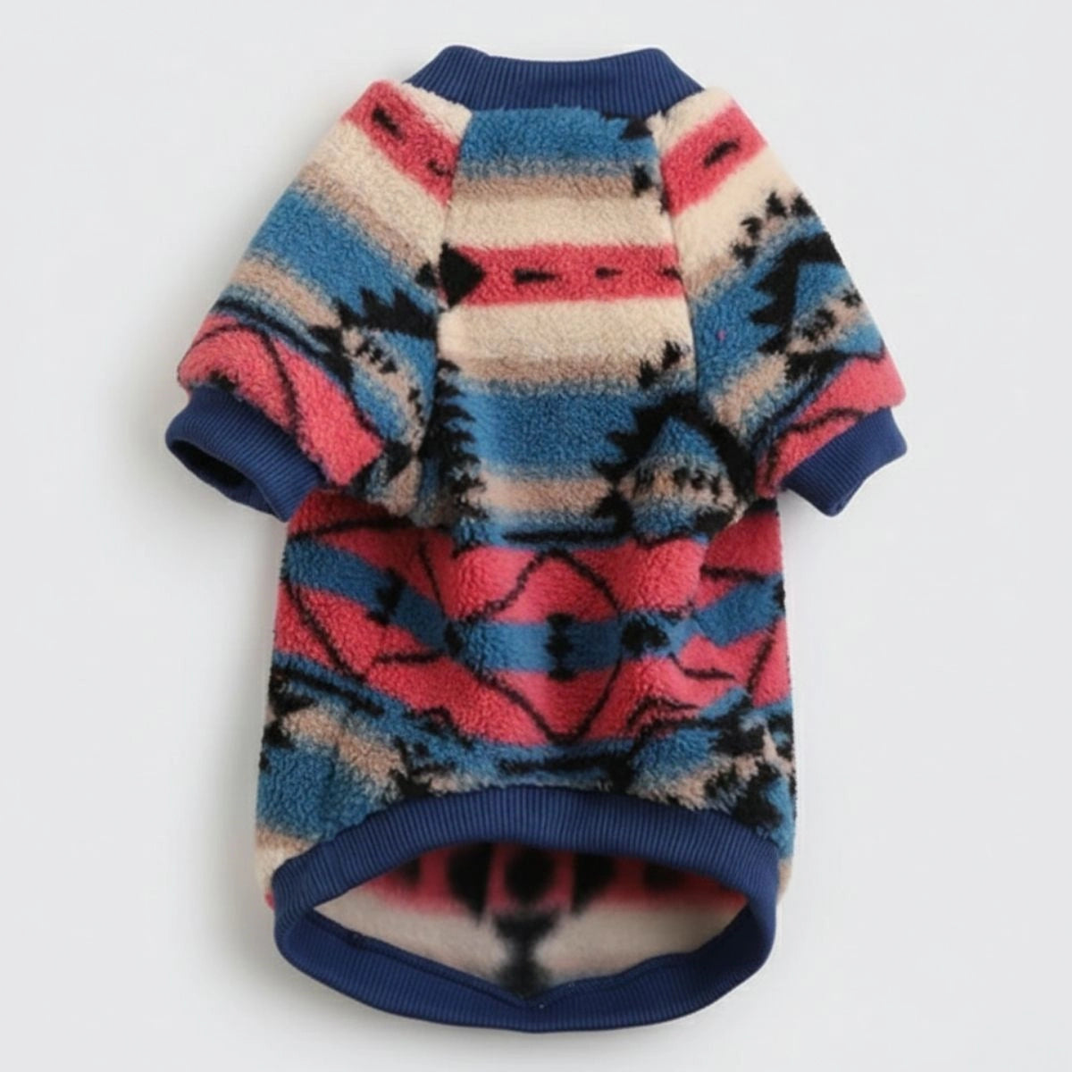 Colourful Striped Dog Clothes Sweater - Cosy & Fashionable Winter Wear Dog Jumper