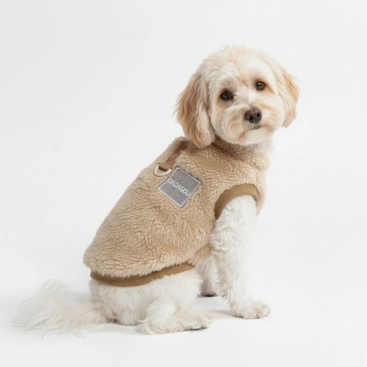 Comfortable and Stylish Fuzzy Dog Jumper - Dog Clothing Perfect for Winter Walks