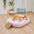 Cooling Ice Silk Heat Absorbing Dog Calming Bed Pet Bed - Ice Cream