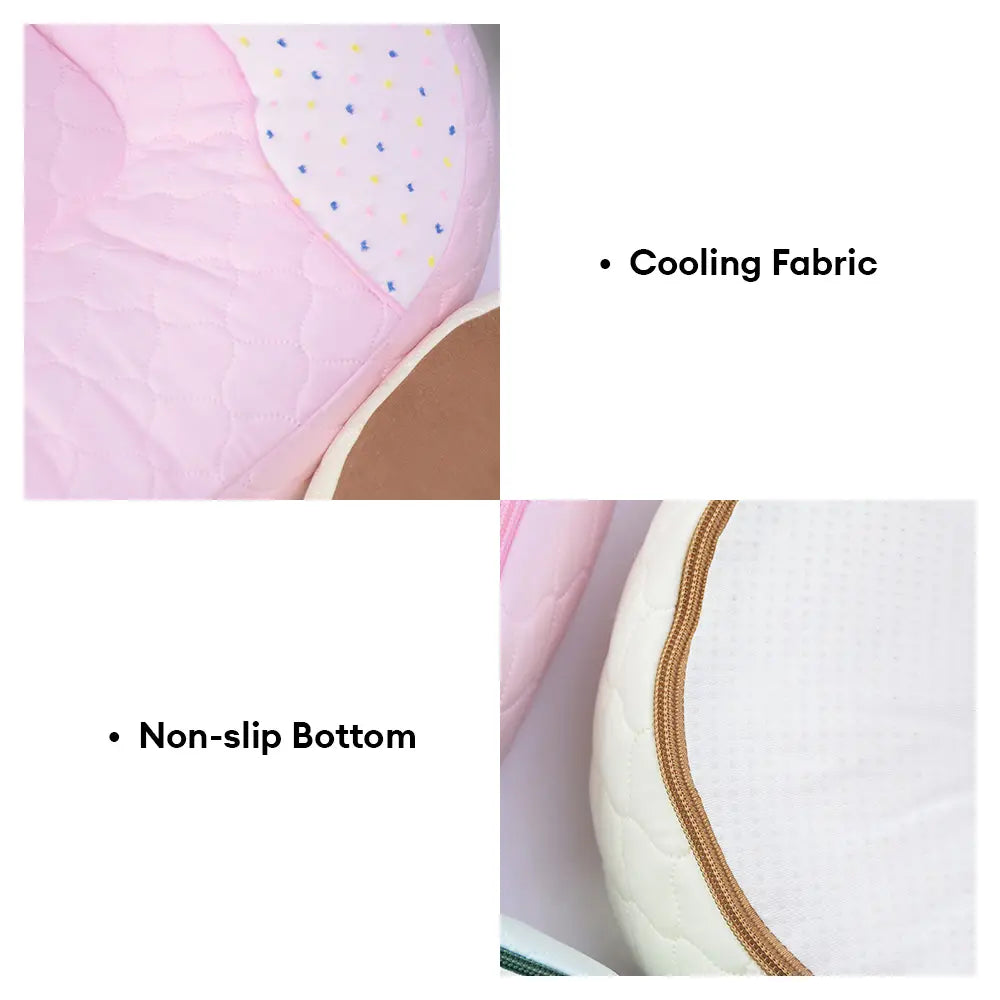 Cooling Ice Silk Heat Absorbing Dog Calming Bed Pet Bed - Ice Cream