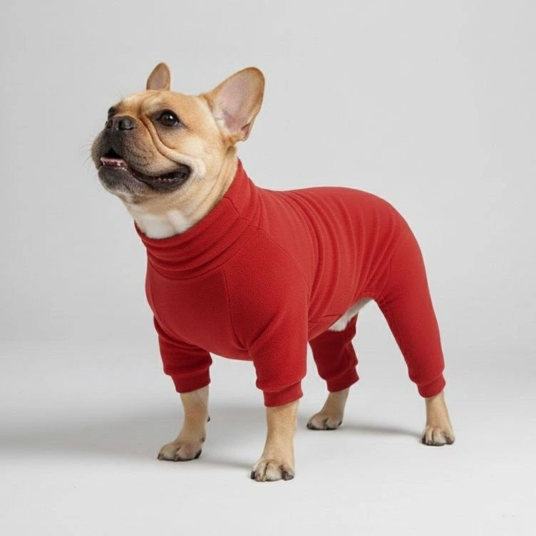Cosy Fleece Dog Jumper Pyjamas - Dog Sleepwear for Large Dogs