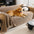 Cream Textured Jacquard Design Sofa Decorative Throw Sofa Cover
