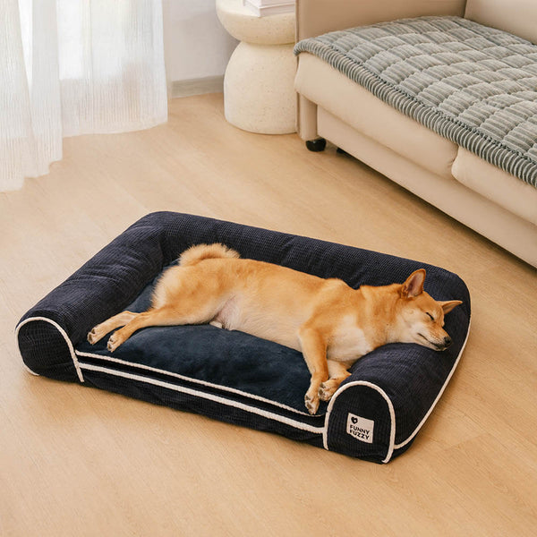 Deluxe Flannel Double-Layer Orthopaedic Dog Sofa Bed