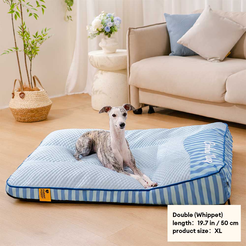 Extra Large Cooling Washable Rectangle Orthopaedic Dog Bed - Pet-Friendly Bedroom