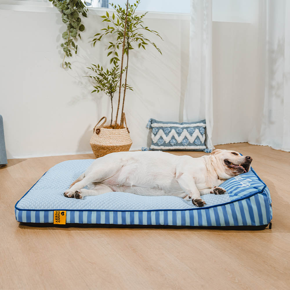 Extra Large Cooling Washable Rectangle Orthopaedic Dog Bed - Pet-Friendly Bedroom