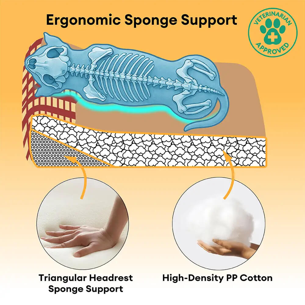 Extra Large Washable Teddy Fluffy Rectangle Dog Bed - Night-night