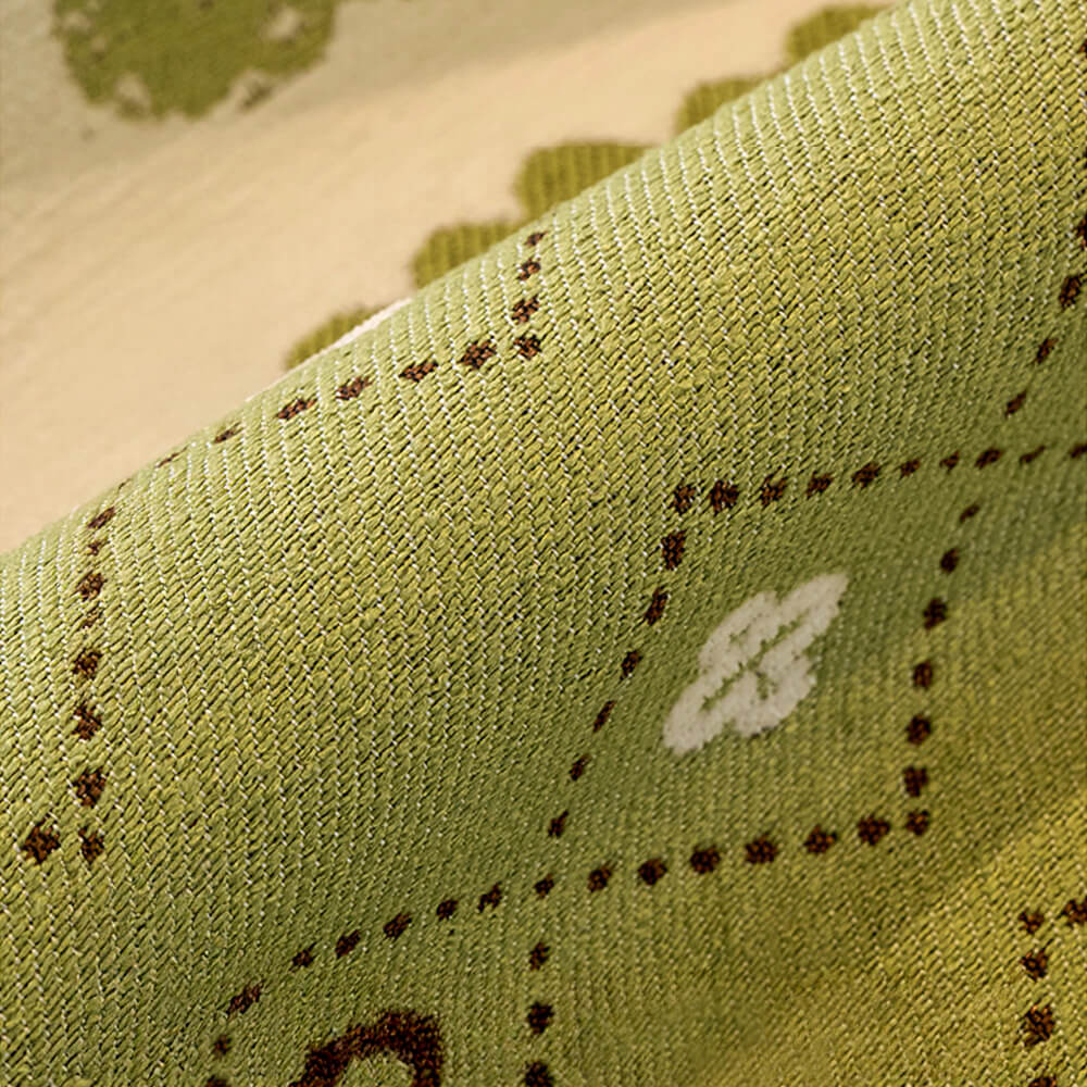 Chenille Scratch-resistant Fabric Pastoral Style Irregular Shaped Non-slip Sofa Cover