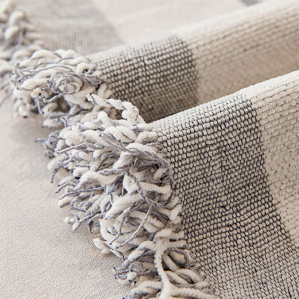 Classic Geometric Pattern Chenille Throw Sofa Cover