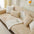 Classic Striped Square Plush Sofa Cover