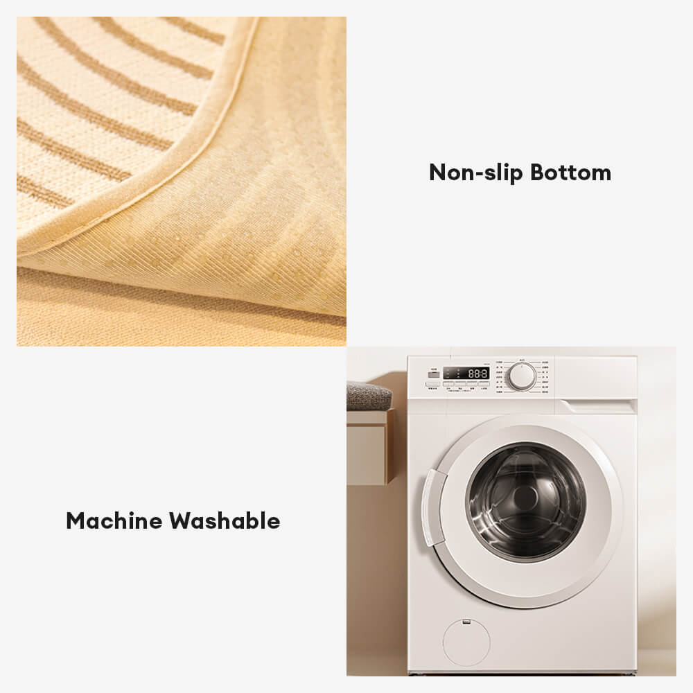 Modern Lines Chenille Artistic Sofa Protector Irregular Sofa Cover