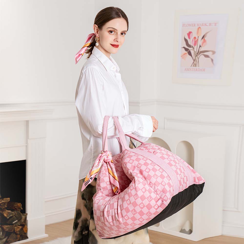 FUNNYFUZZY X Klarna Travel Safety Dog Car Seat Bed