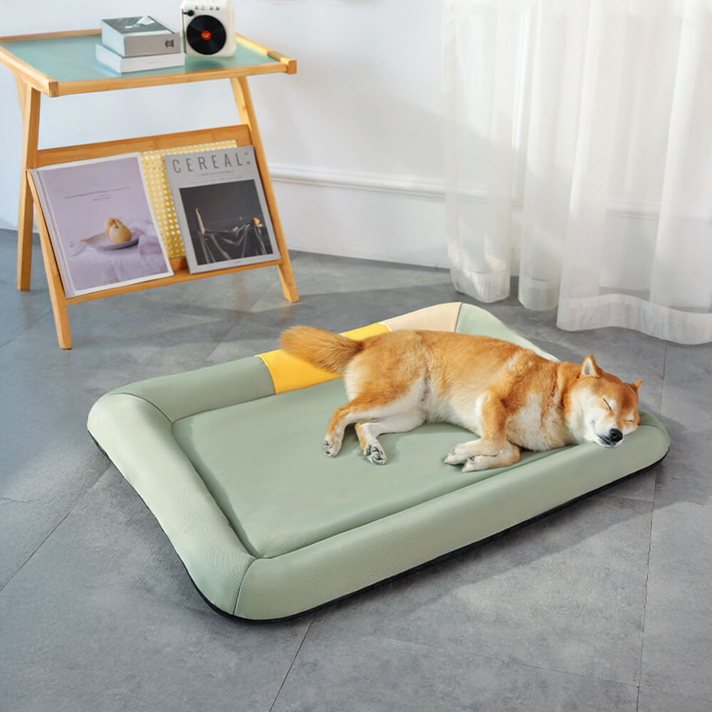 Colourblock Waterproof Scratch-Resistant All-Season Dog Mat