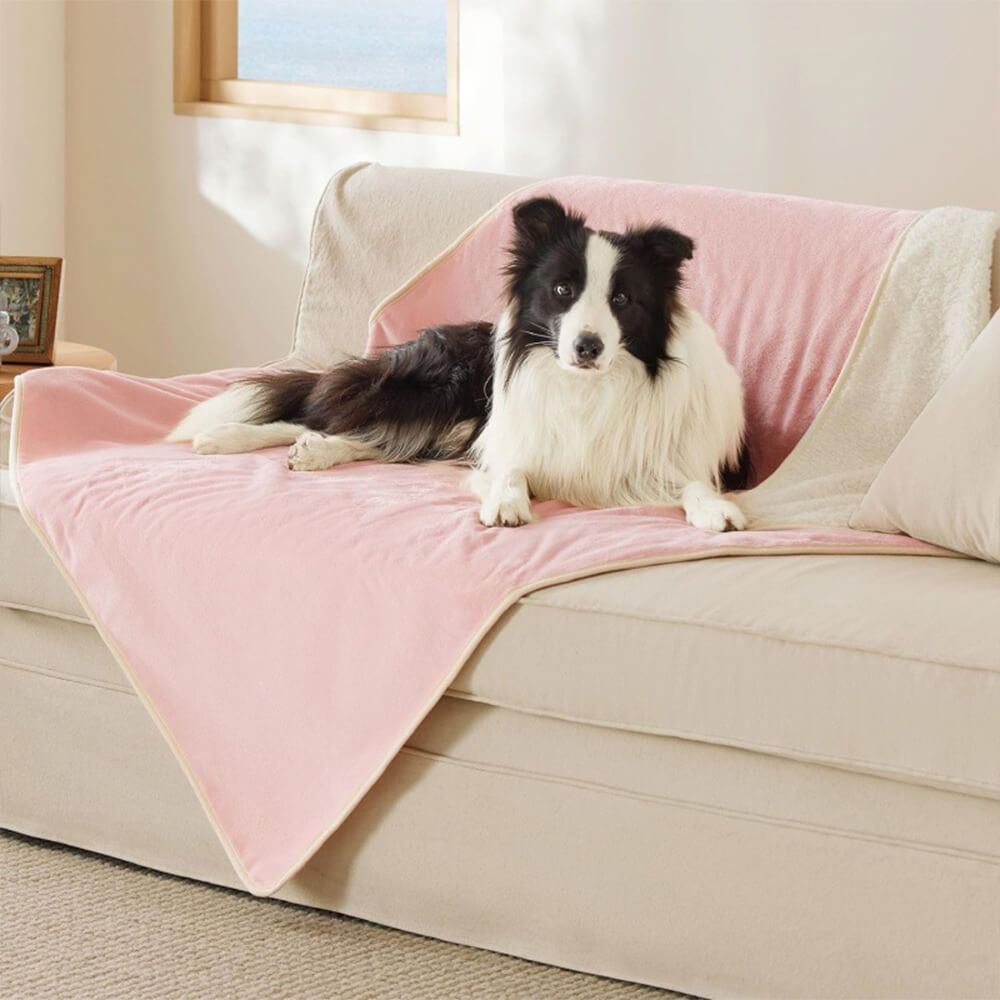 Cosy & Protective Throw Reversible Fleece Pet Blanket