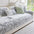 Chenille Romantic Botanical Design Comfortable Sofa Cover