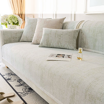 Classic Fashion Textured Thick Chenille Sofa Cover