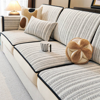 Classic Retro Stretch Chenille Sofa Cover – Full Protection with Elegant Design