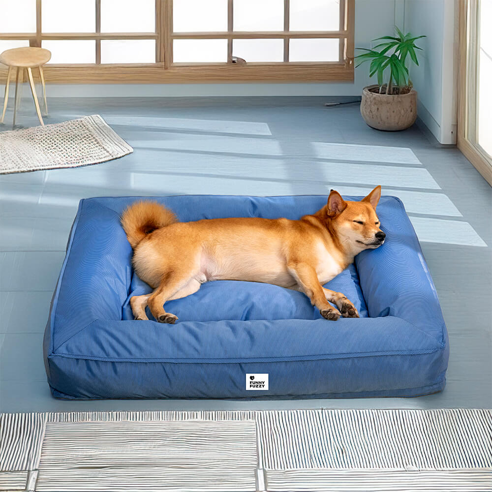 Fully Orthopedic Surround Support Waterproof Large Dog Bed for Crate
