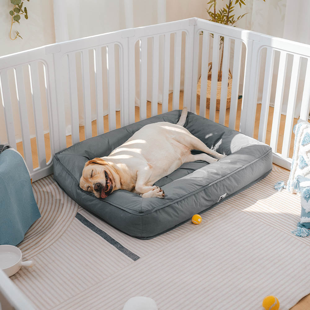 Fully Orthopedic Surround Support Waterproof Large Dog Bed for Crate