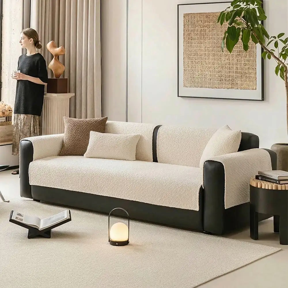 All-Season Breathable Chenille Scratch-Resistant Sofa Protection Sofa Cover Couch Cover