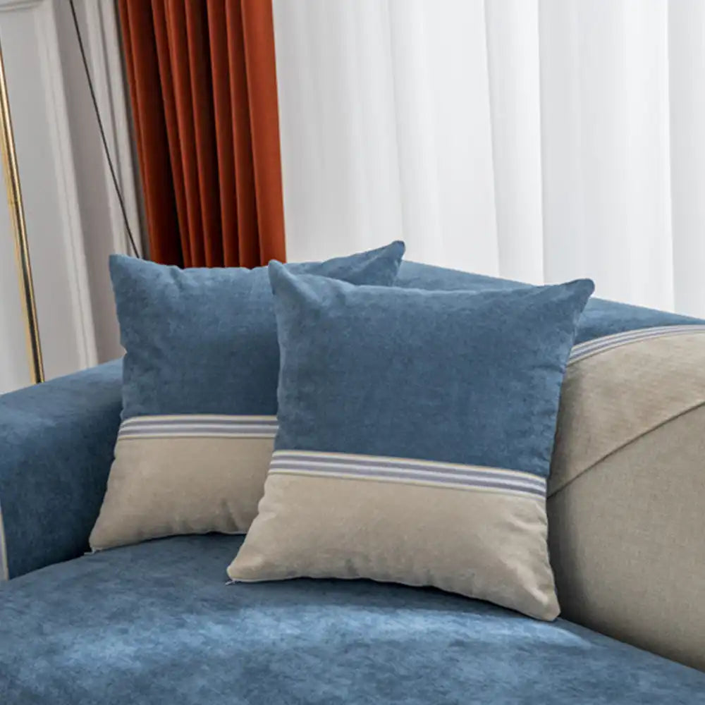 All Seasons Water-Resistant Colourblock Anti-Slip Sofa Cover for Pets and Kids