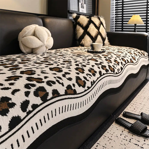 Chenille All-Season Irregular-Shaped Non-Slip Sofa Cover