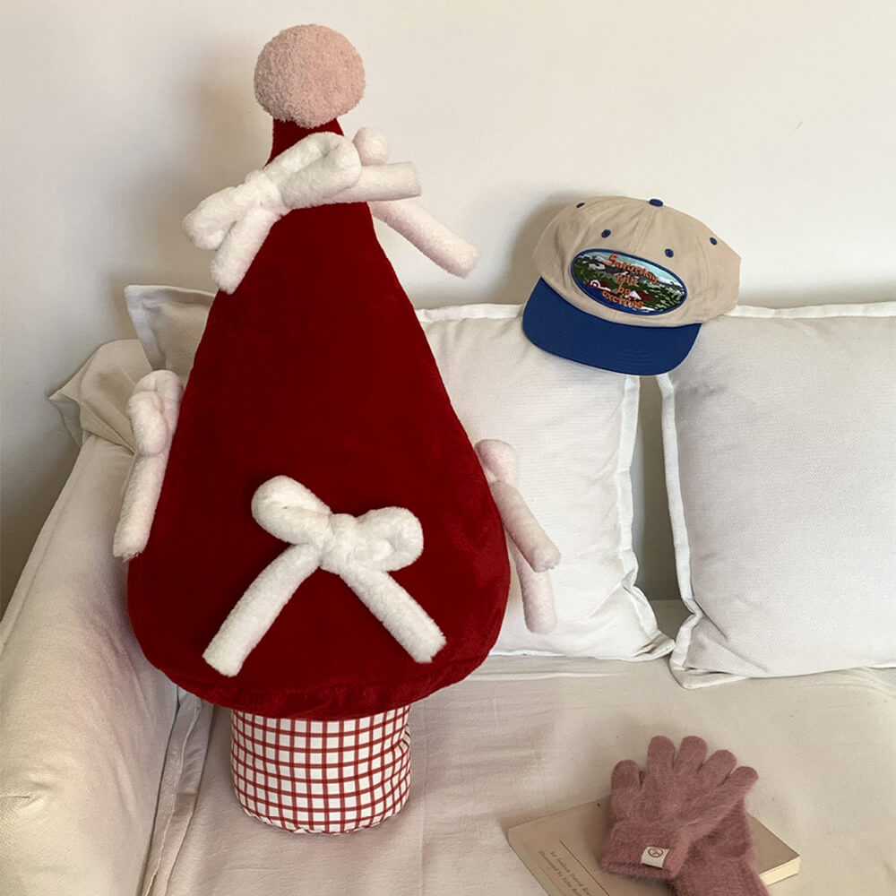 Christmas Tree Large Bow knot Decoration Multi-functional Home Sofa Pillow