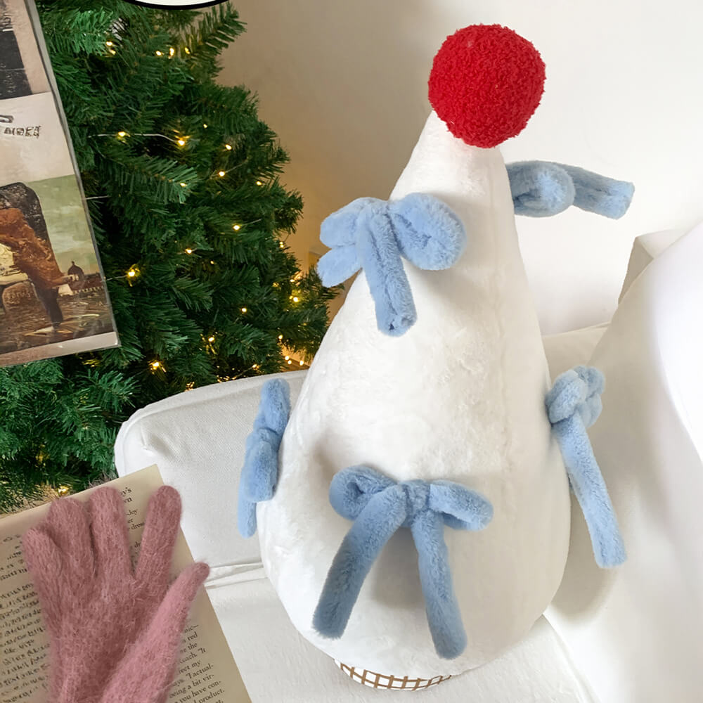 Christmas Tree Large Bow knot Decoration Multi-functional Home Sofa Pillow