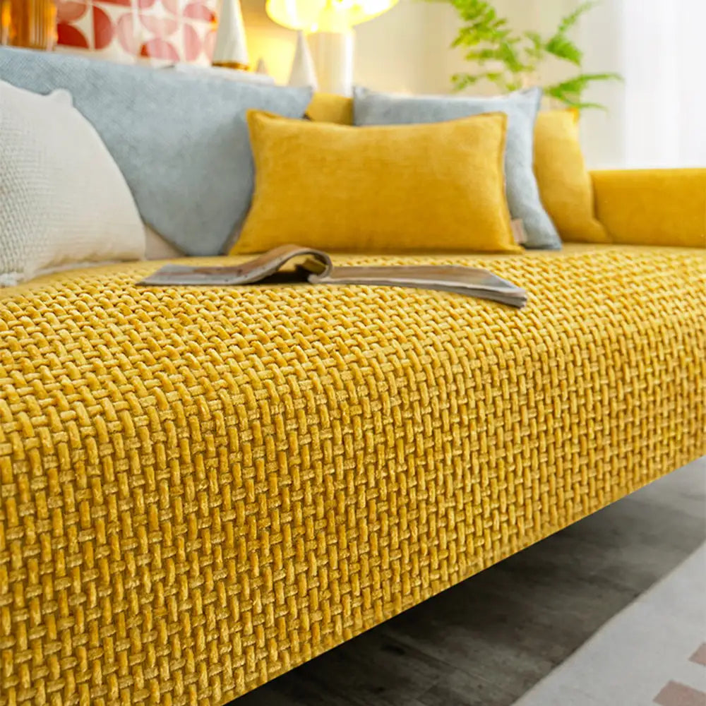 Cloud Woven Velvet Thick Scratch-Resistant Non-Slip Sofa Cover